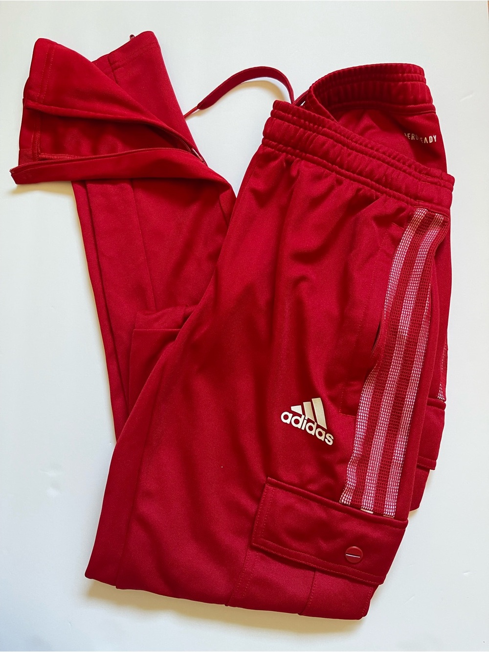 adidas women Cargo Joggers with White Logo - Picture 3 of 4